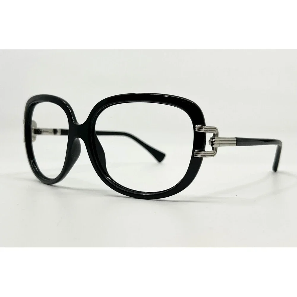 St. Moritz Eyeglass Frames Womens Black Oversized S 713 58-16-130